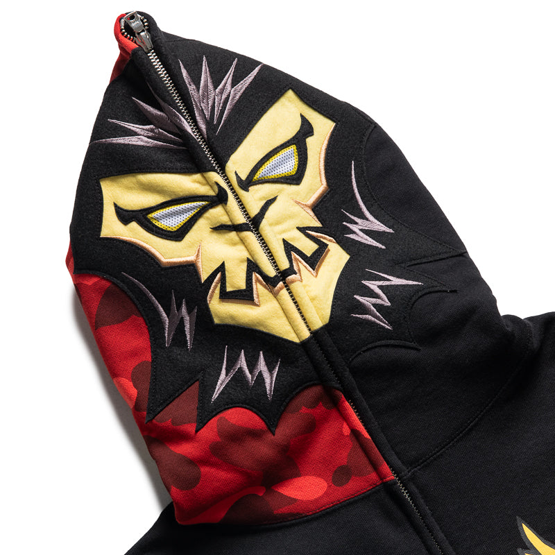 A Bathing Ape Bapeman-X Full Zip Hoodie - Black – Sneaker Politics