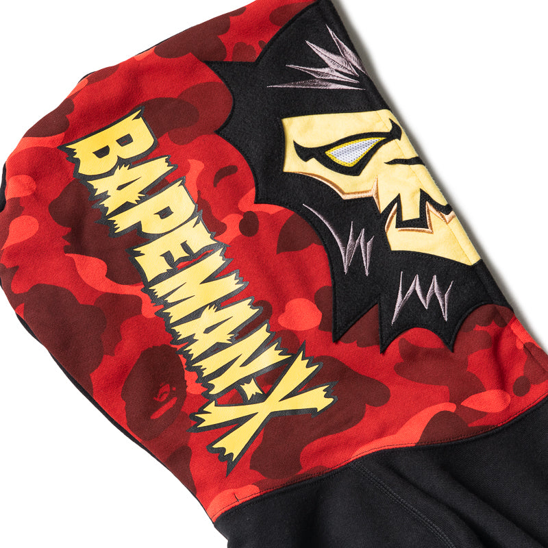 激レア　BAPEMAN-X FULL ZIP HOODIE A Bathing Ape Bapeman-X Full Zip Hoodie - Black – Sneaker Politics