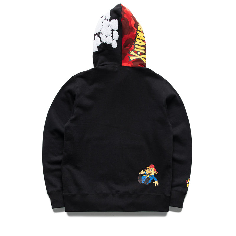 A Bathing Ape Bapeman-X Full Zip Hoodie - Black – Sneaker Politics
