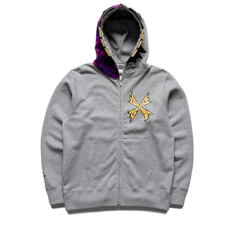 A Bathing Ape Bapeman-X Full Zip Hoodie - Gray