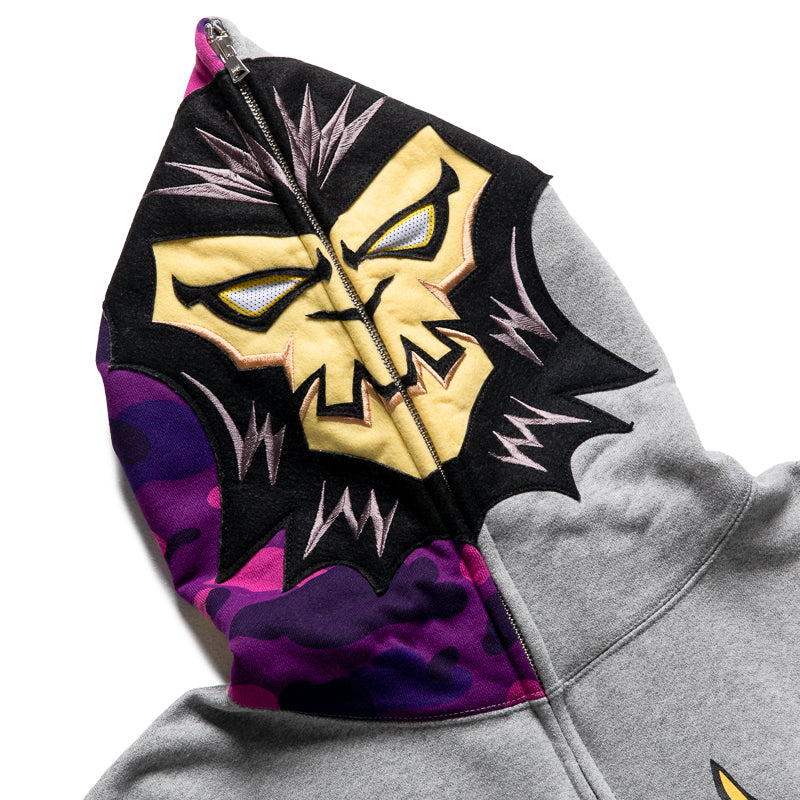 激レア　BAPEMAN-X FULL ZIP HOODIE A Bathing Ape Bapeman-X Full Zip Hoodie - Gray – Sneaker Politics