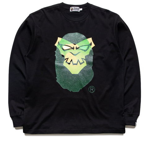 A Bathing Ape Bapeman-X L/S Tee - Black