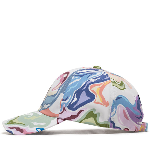A Bathing Ape Art Camo One Point Panel Strapback - White