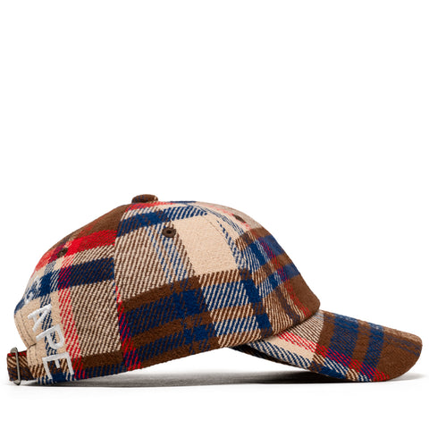 A Bathing Ape Bape Check Panel Strapback - Red
