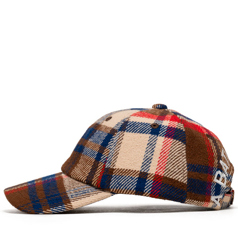 A Bathing Ape Bape Check Panel Strapback - Red