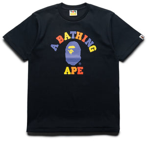 A Bathing Ape Colors College Tee - Black