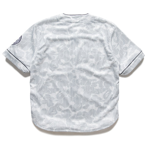 A Bathing Ape Camo Stripe Baseball Jersey - Gray