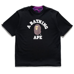 A Bathing Ape Color Camo Reversible Tee - Purple