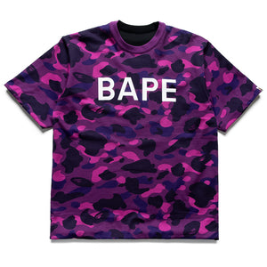 A Bathing Ape Color Camo Reversible Tee - Purple