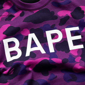 A Bathing Ape Color Camo Reversible Tee - Purple