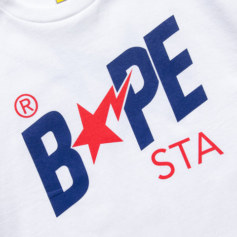 A Bathing Ape Colors Bape Sta Tee - White