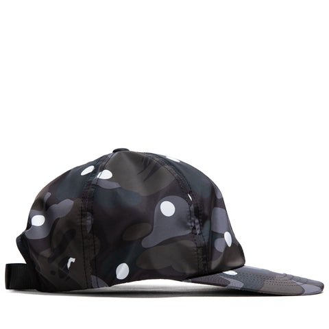 A Bathing Ape Bape Dot Camo One Point Panel Cap - Black