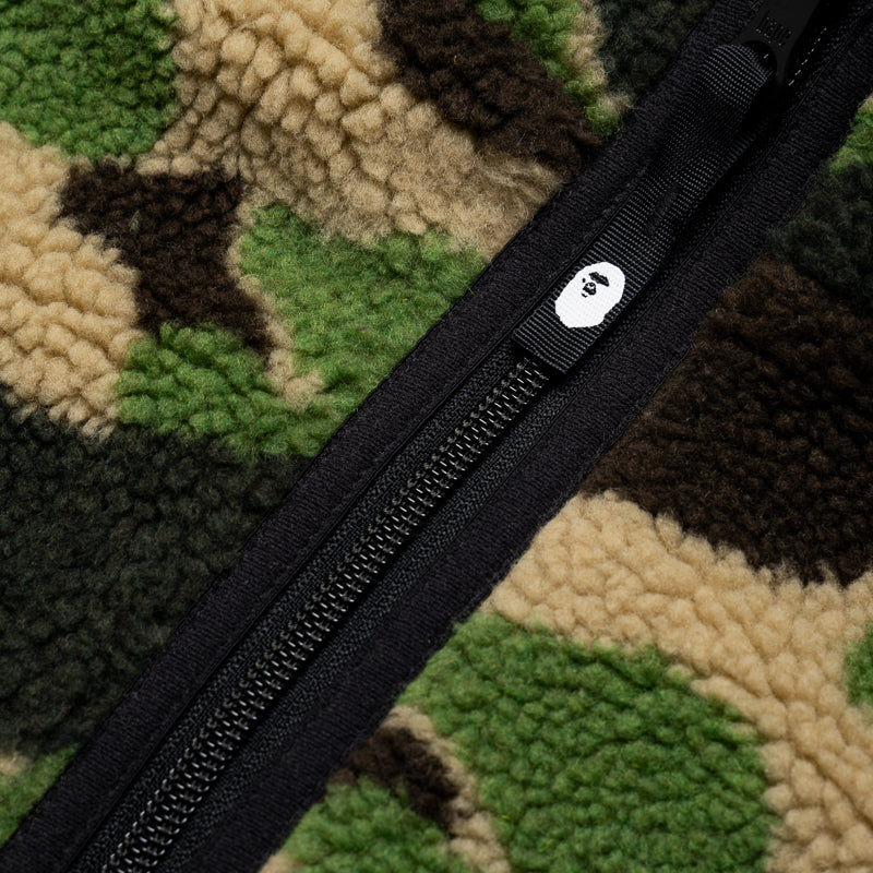 A Bathing Ape ABC Camo Boa Reversible Jacket - Green – Sneaker