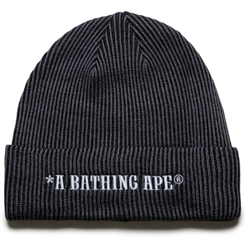 A Bathing Ape Knit Beanie - Black