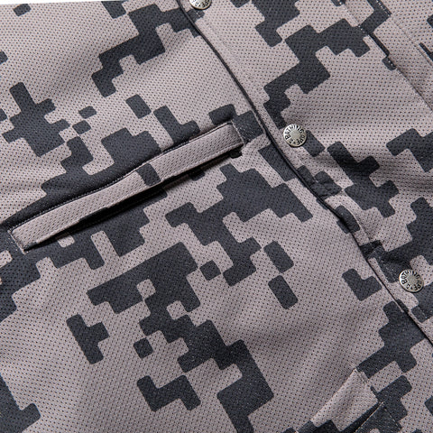 Kazuki Kuraishi x A Bathing Ape Pixelate Camo Reversible Down Jacket - Black