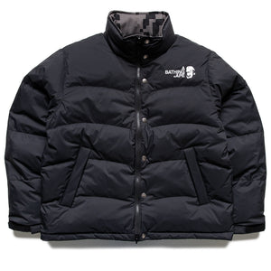 Kazuki Kuraishi x A Bathing Ape Pixelate Camo Reversible Down Jacket - Black