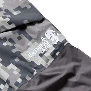 Kazuki Kuraishi x A Bathing Ape Pixelate Camo Shark 3 Layer Overalls - Charcoal