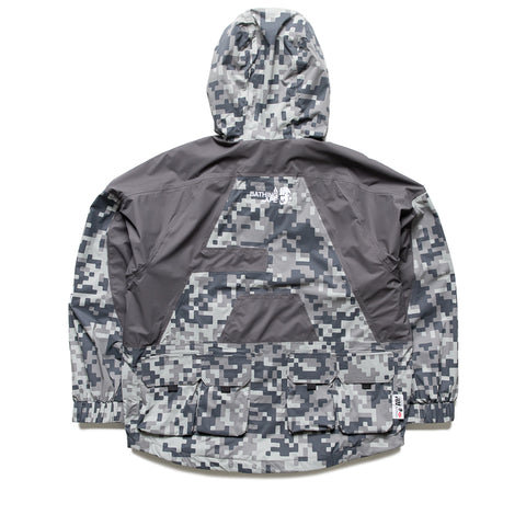 Kazuki Kuraishi x A Bathing Ape Pixelate Camo Snowboard 2-Layer Jacket - Charcoal