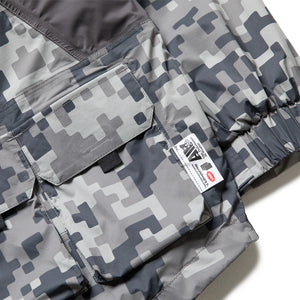 Kazuki Kuraishi x A Bathing Ape Pixelate Camo Snowboard 2-Layer Jacket - Charcoal