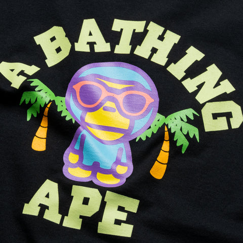 A Bathing Ape Colors Milo College Summer Tee - Black