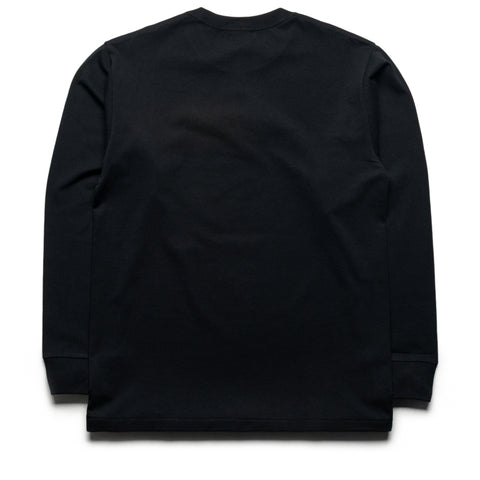 A Bathing Ape 1st Camo Milo Shark FZH L/S Tee - Black/Green