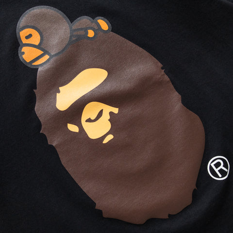 A Bathing Ape Milo On Big Ape Tee - Black