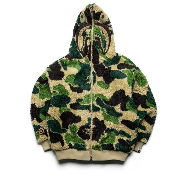 Bape 1st Camo Shark Full Zip Hoodie new store size XL light green