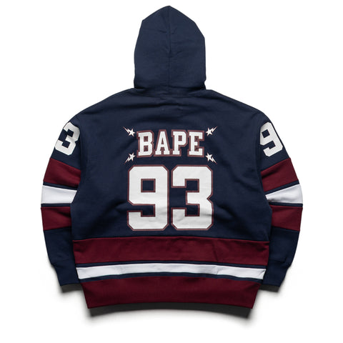 A Bathing Ape Bape Pullover Hoodie - Navy