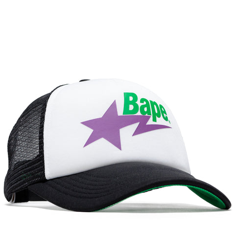 A Bathing Ape Bape Sta Logo Cap - Black