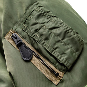 A Bathing Ape Shark MA-1 Bomber Jacket - Olive Drab