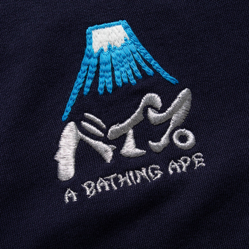 A BATHING APE クルーネックスウェット ネイビーリバーシブル A BATHING APE クルーネックスウェット ネイビーリバーシブル