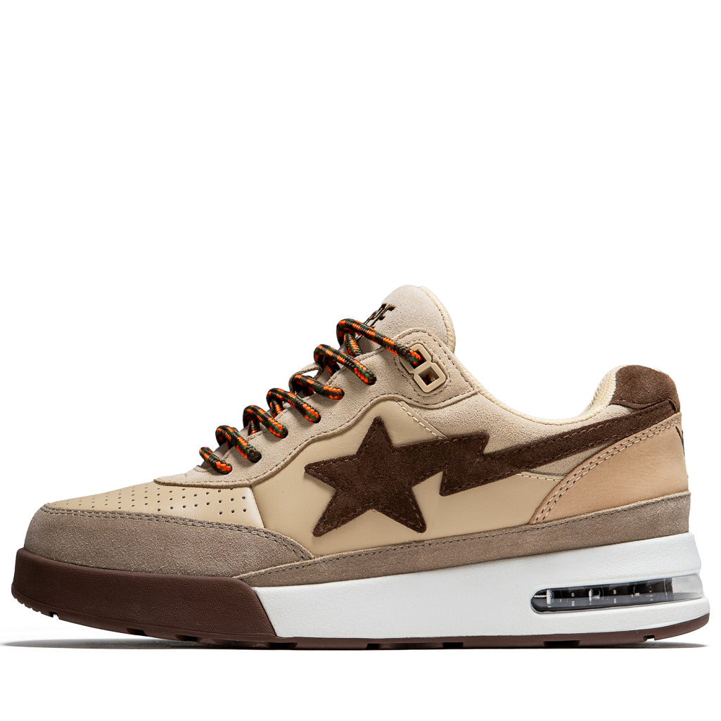 新品　A BATHING APE スニーカーベージュ　ブラウン ロードスタ Sneaker Politics