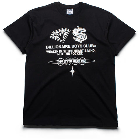 Billionaire Boys Club Wealth Tee - Black