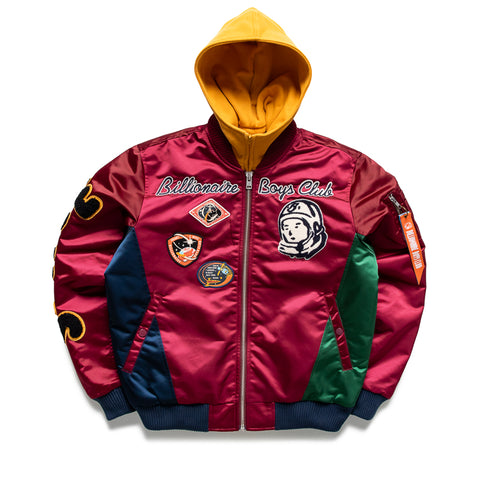 Billionaire Boys Club Space Suit Bomber Jacket - Rhododendron