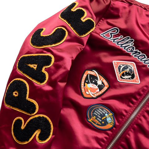 Billionaire Boys Club Space Suit Bomber Jacket - Rhododendron