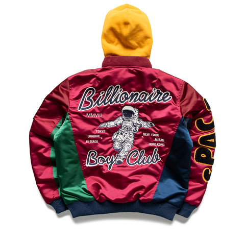 Billionaire Boys Club Space Suit Bomber Jacket - Rhododendron
