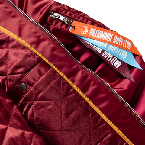 Billionaire Boys Club Space Suit Bomber Jacket - Rhododendron