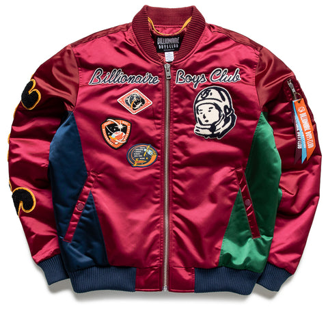 Billionaire Boys Club Space Suit Bomber Jacket - Rhododendron
