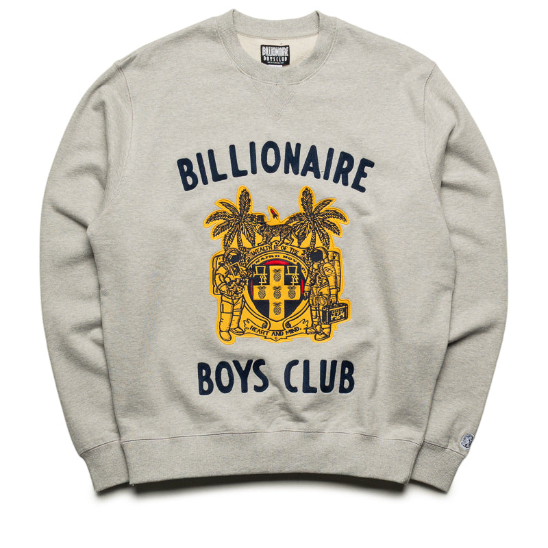 Billionaire Boys Club Crest Fleece - Heather Grey – Sneaker Politics