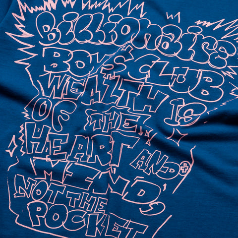 Billionaire Boys Club Flyer Tee - Navy Peony