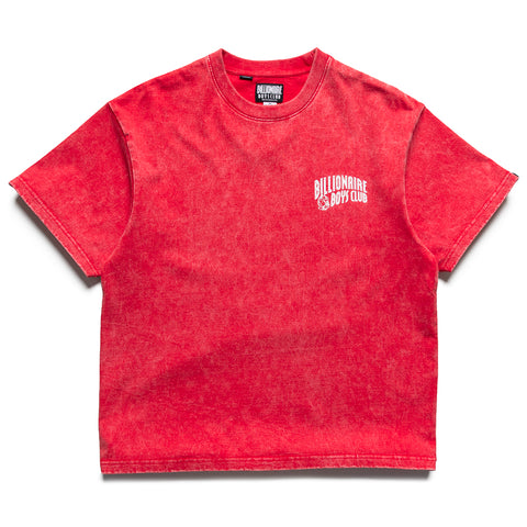 Billionaire Boys Club Faded Curve Knit Tee - Red
