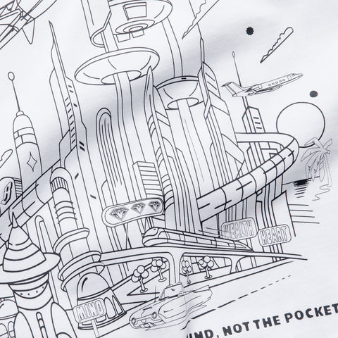 Billionaire Boys Club Space Race Tee - White