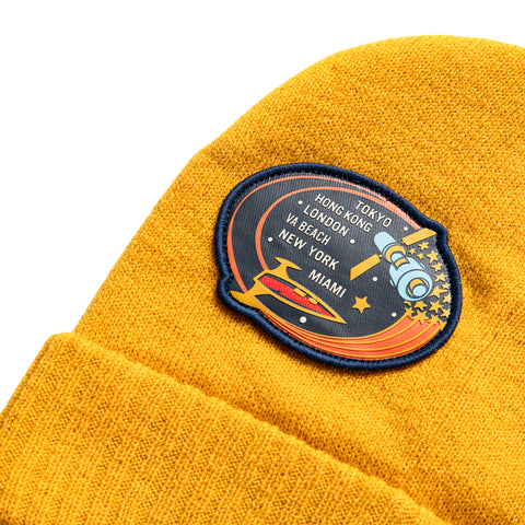 Billionaire Boys Club Stamps Beanie - Golden Yellow
