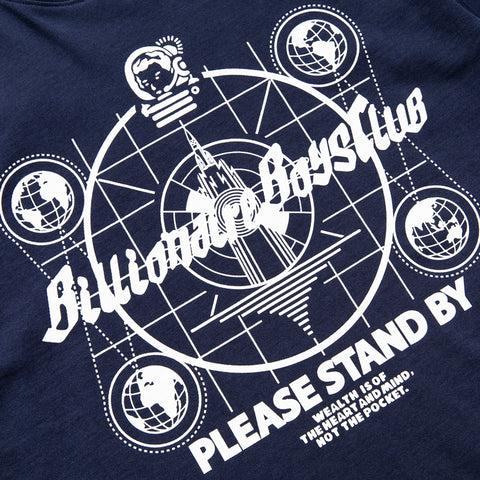 Billionaire Boys Club Stand By Tee - Navy Blazer