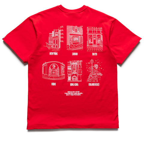 Billionaire Boys Club Stores Tee - Red