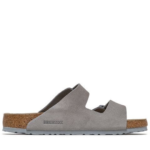 Birkenstock Arizona Soft Footbed Suede - Stone Coin
