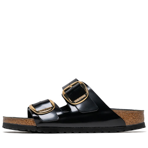 Women's Birkenstock Arizona Big Buckle Patent Leather - High Shine Black