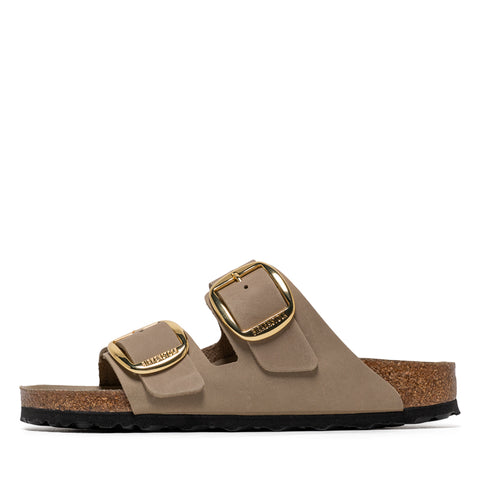 Women's Birkenstock Arizona Big Buckle Oiled Leather - Tobacco Brown