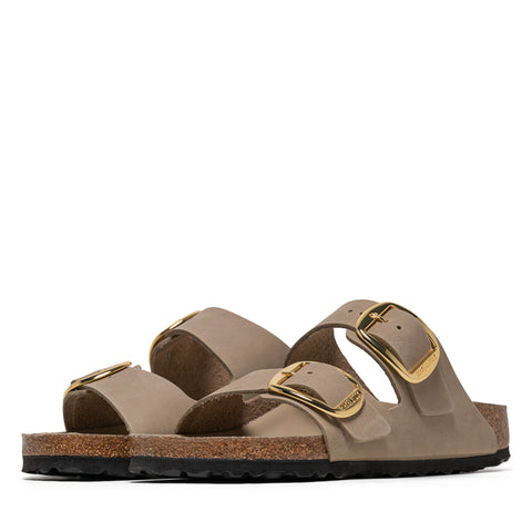 Women's Birkenstock Arizona Big Buckle Oiled Leather - Tobacco Brown