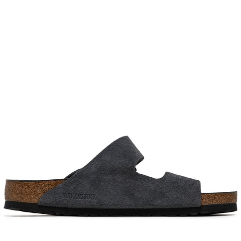 Birkenstock Arizona Soft Footbed Suede - Charcoal Tonal